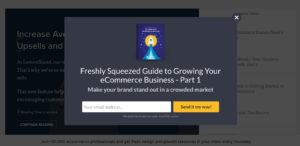 Lemonstand Pop-up Example