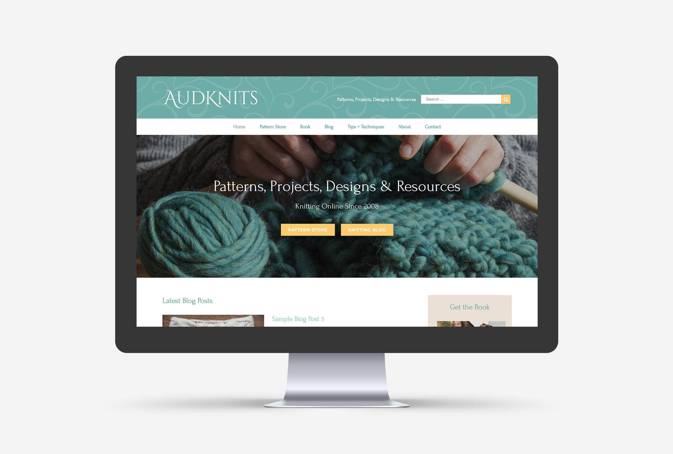 AudKnits Cleveland WordPress Web Design